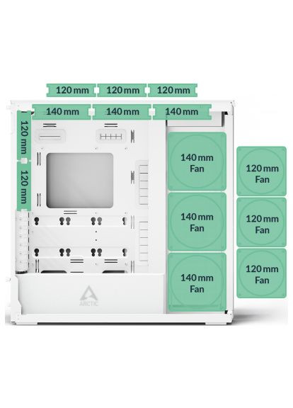 Корпус (ACPCC00014A) Arctic XTENDER WHT (369127121)