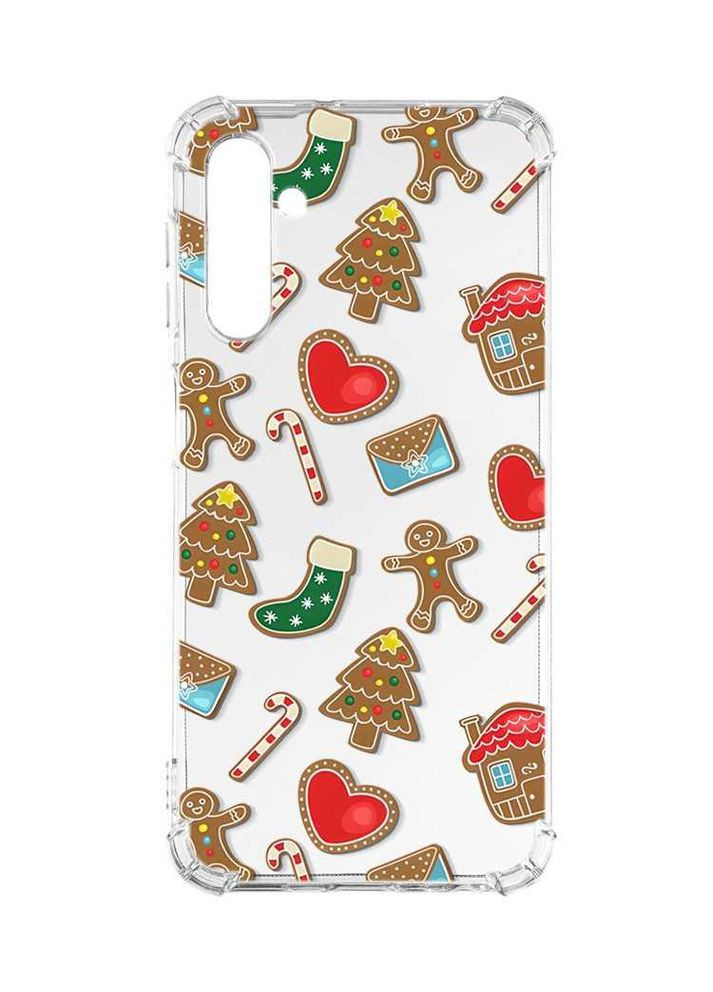 Чехол с утолщенными углами на Samsung Galaxy A24 (A245) 4G:: Рождественский фон (новогодний принт 181) Creative (362970614)