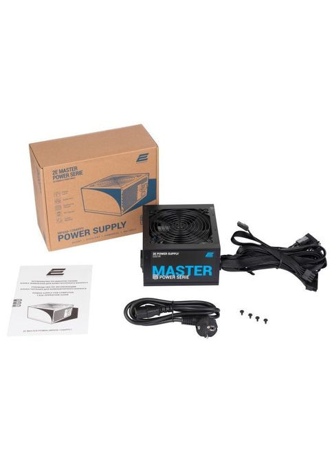 Блок питания 24pin(20+4), 1xCPU 8pin(4+4), 3xMolex, 5xSATA, (2EMP650-120APFC) 2E MASTER POWER (650W), >80, 80+ White, 120mm, 1xMB (295930028)