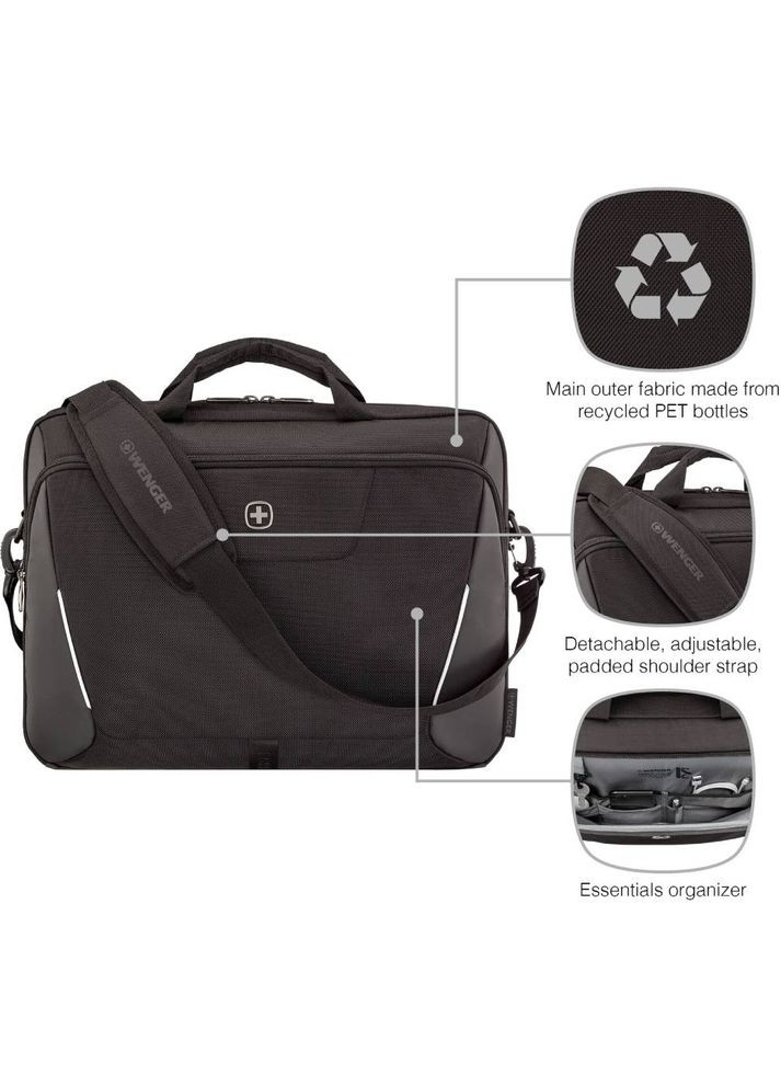 Сумка для ноутбука XE Brief 17" черная (653301) Wenger (322912930)