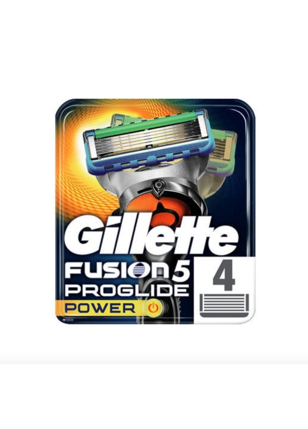 Картриджи сменные для бритья Fusion5 мужские Fusion 5 Proglide Power 4 шт. Gillette (363553856)