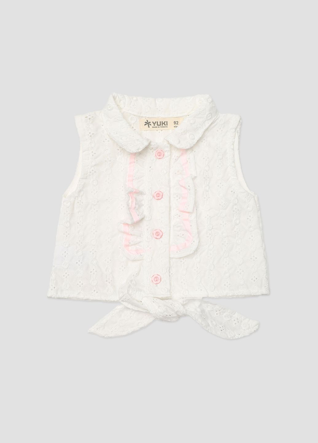 Белая блузка Yuki летняя