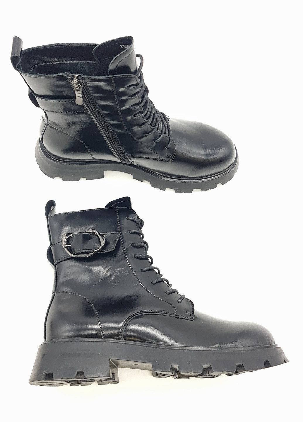 Жіночі черевики чорні шкіряні BV-13-10 24 см (р) Boss Victori (259299588)