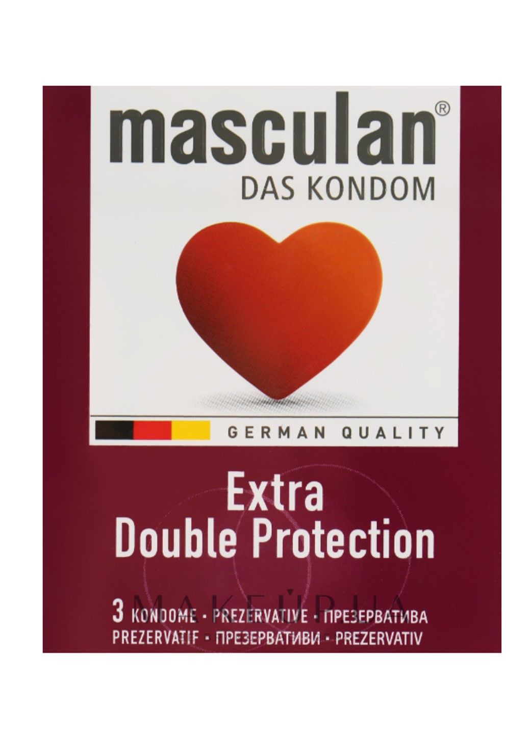 Презервативы Extra Double Protection 3 шт Masculan (291149495)