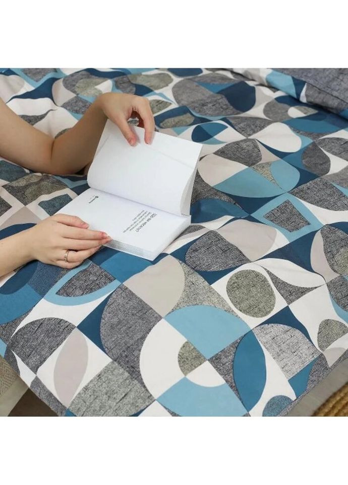 Постільна білизна сімейна Ранфорс 22198-S 210х143х2 см Viluta (327792053)