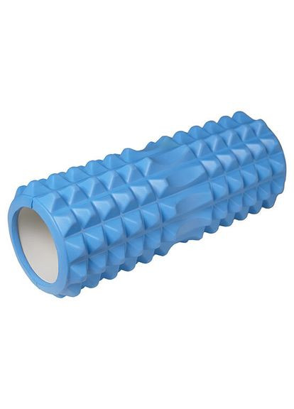Ролик для йоги, пилатеса, фитнеса, р-р 33 х 14.5см, с гранями, синий (5118-4BL) SP-Sport (361434485)