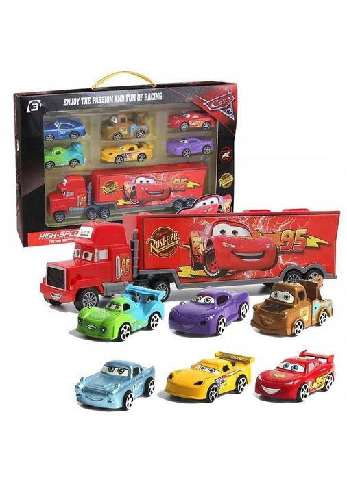 Іграшкові машинки різнокольорові, інерційні машинки тачки Блискавка Маквін для дітей No Brand (361669362)