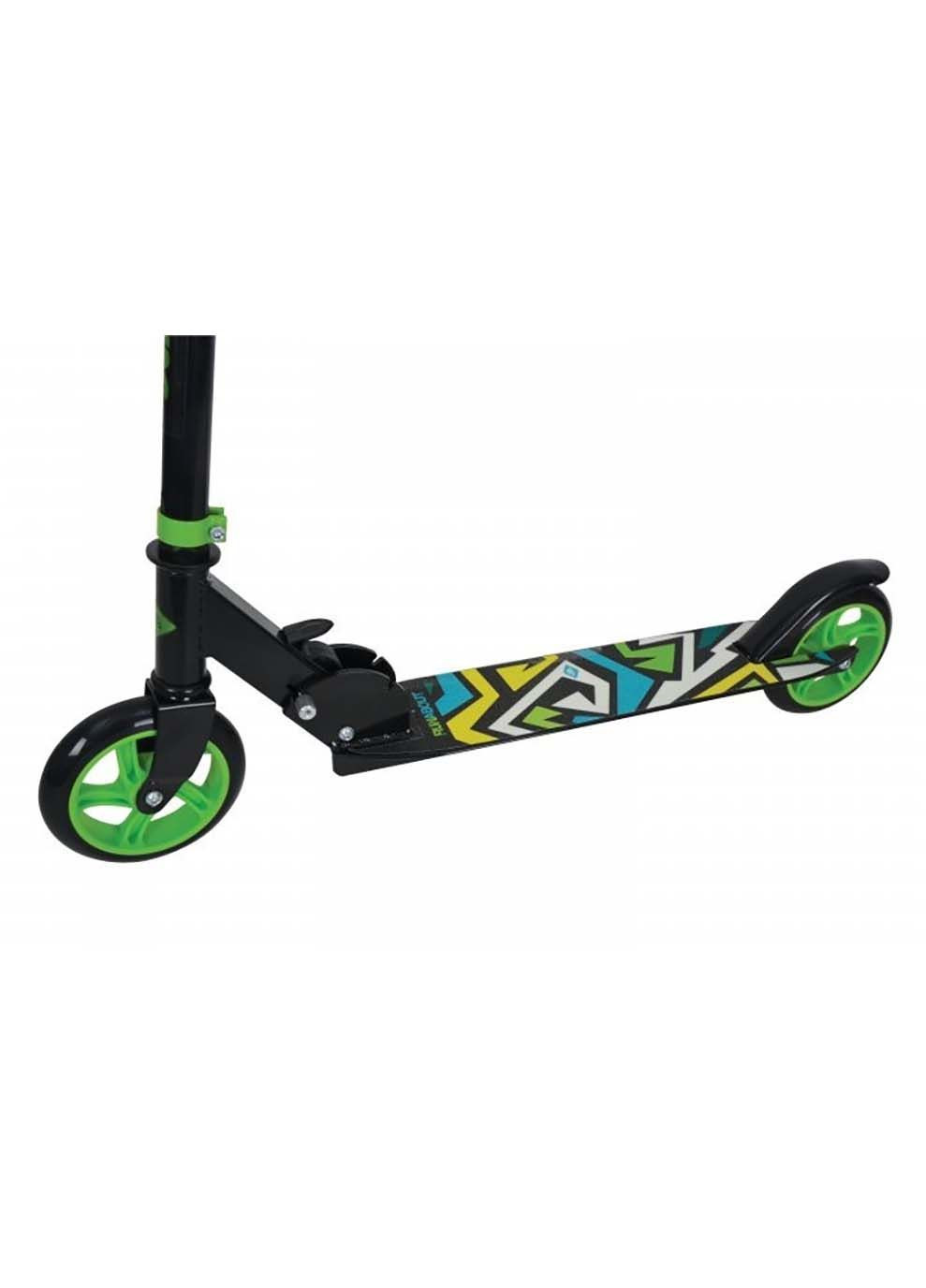 Міський самокат City Scooter RunAbout 145 мм чорний/зелений Schildkröt (302210014)