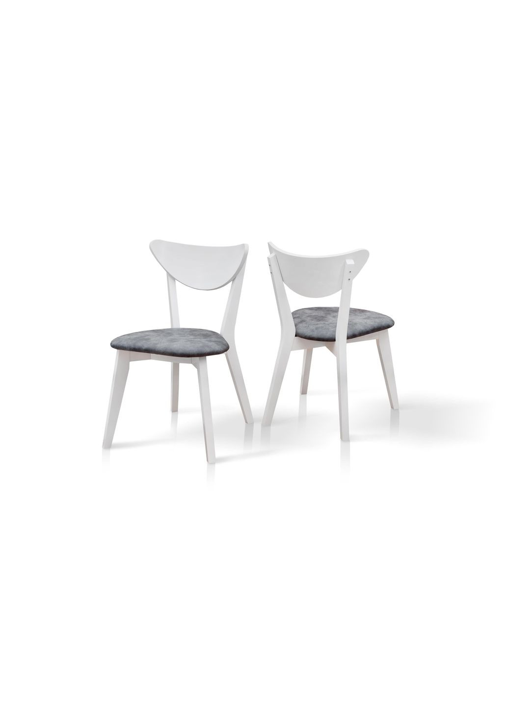 Кухонний стілець LUCAS Білий/Сірий 857517-01 857517 Comfort Line (355467921)