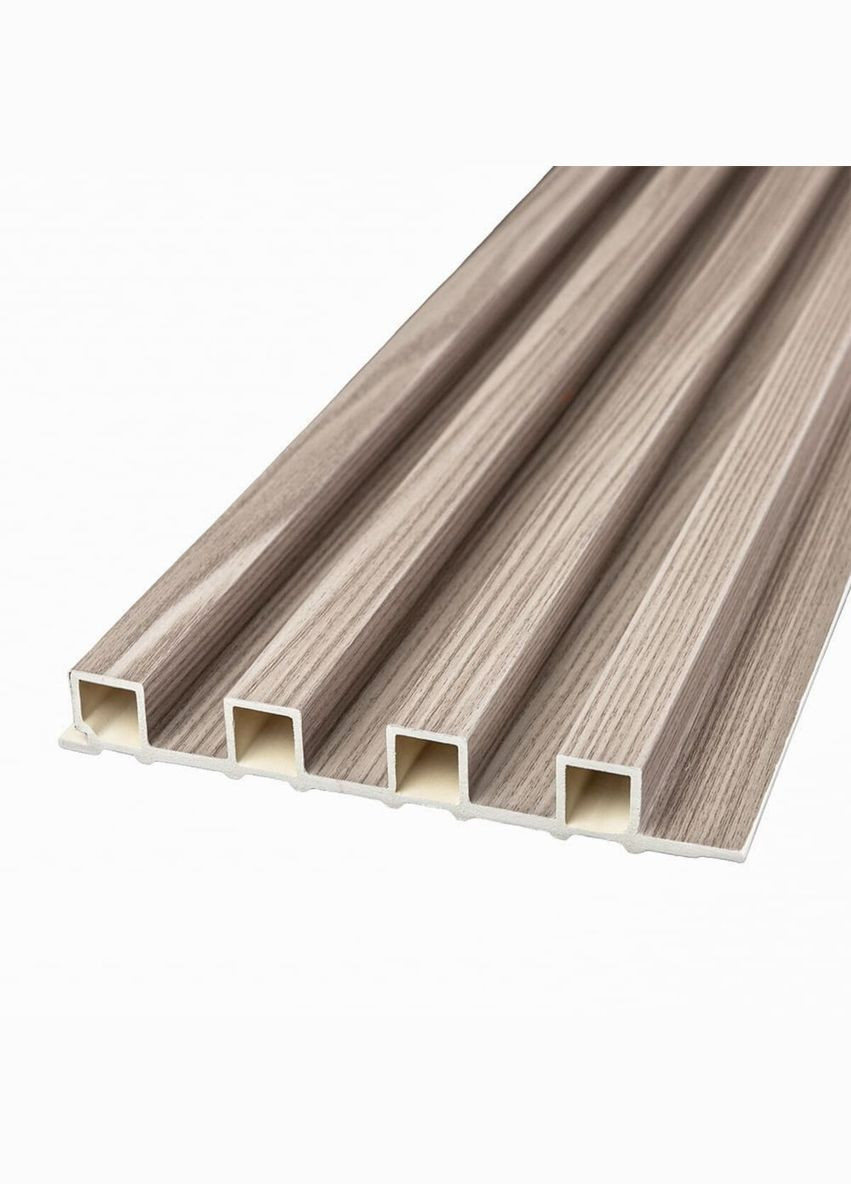 Рейка декоративная WPC стеновая 3000х160х23мм Серый орех SW-00001856 Sticker Wall (370441250)