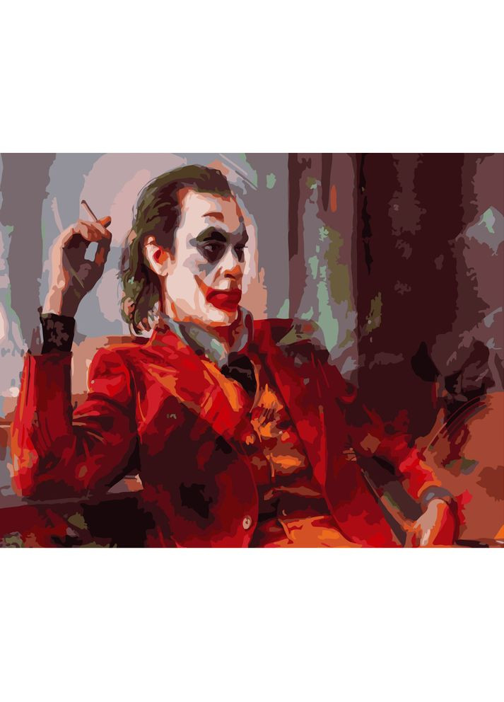 Картина по номерам Вид Джокера см творческий набор для рисования хобби творчество Strateg (369758241)