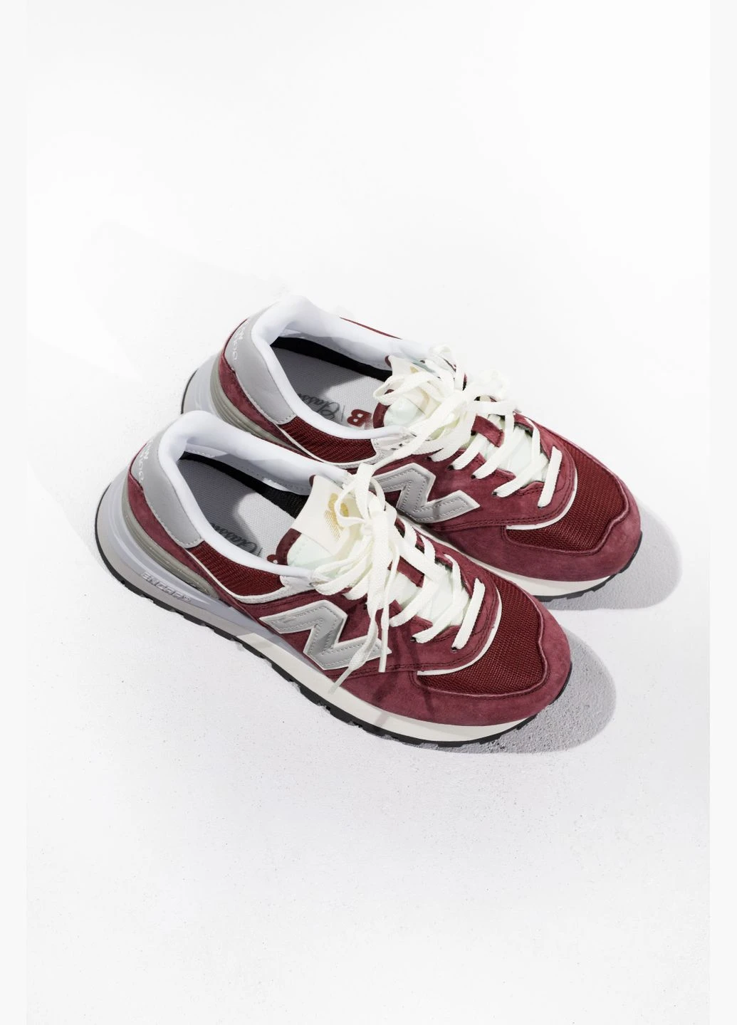 Сірі кросівки чоловічі і жіночі new balance 574 bordo | нью беланс 574 бордові демісезон No Brand