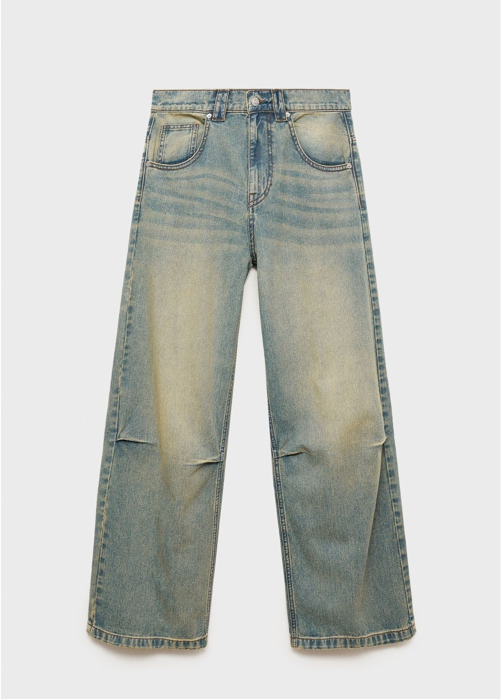 Широкие джинсы Mango - (366528228)