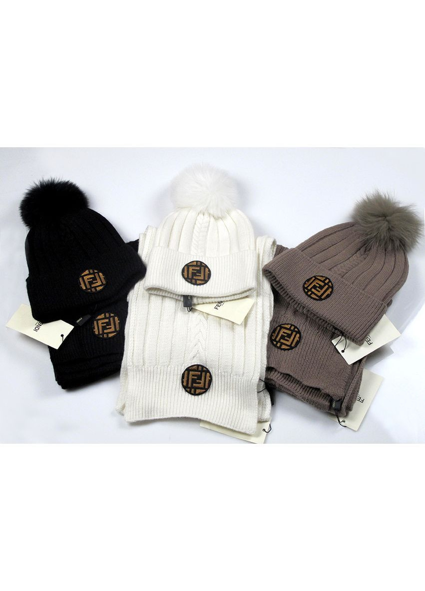 Набір шапка з шарфом No Brand (366569218)