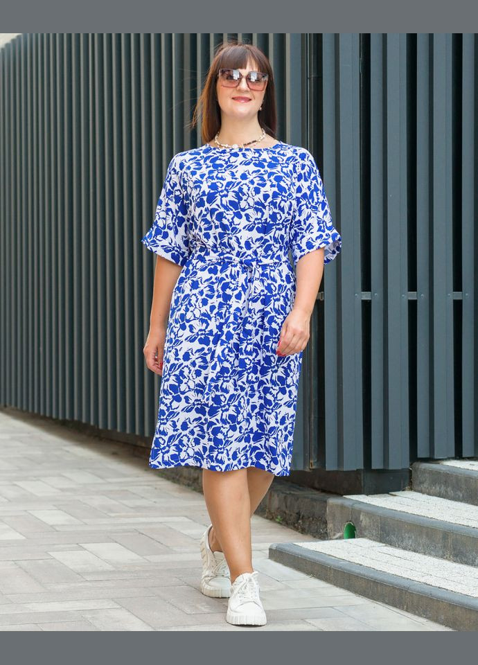 Синя плаття 14519 Alenka Plus