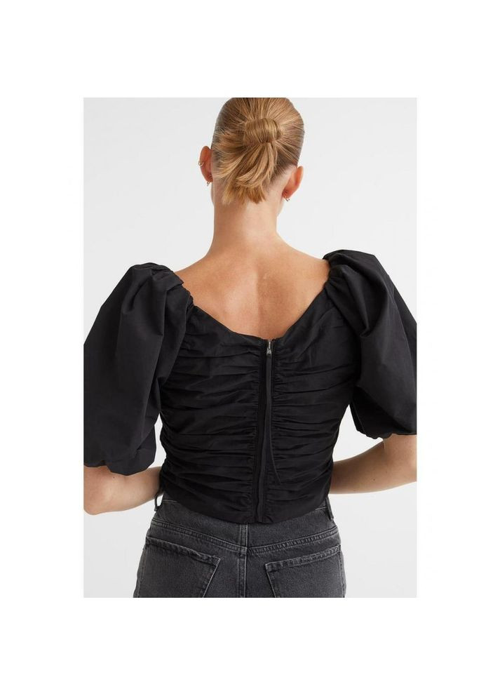Топ с пышными рукавами H&M (348781899)