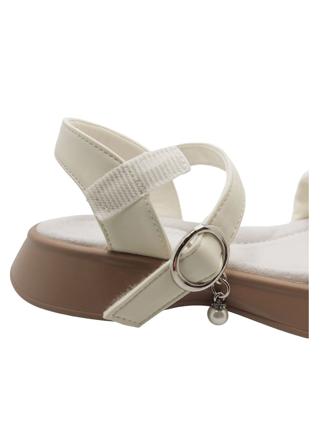 Бежевые повседневные босоножки Apawwa на липучке