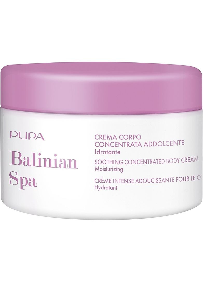 Смягчающий крем для тела Balinian Spa Soothing Concentrated Body Cream Moisturizing 150ml (1169367-147172) Pupa (368614817)