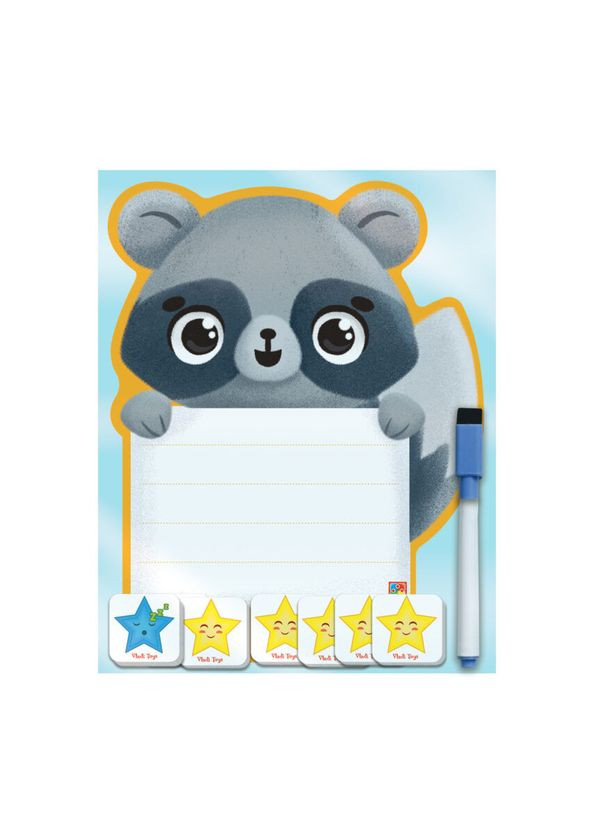 Магнітна дошка "Єнот" з маркером VT3601-20 (укр.) Vladi toys (316271223)