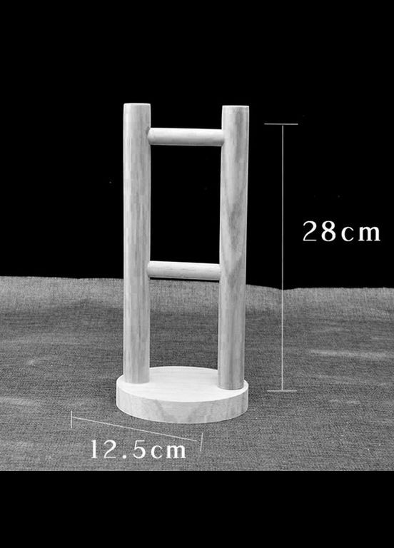 Стійка для навушників з дерева Холідей 1 каррі (НУП-100403) No Brand (328414320)