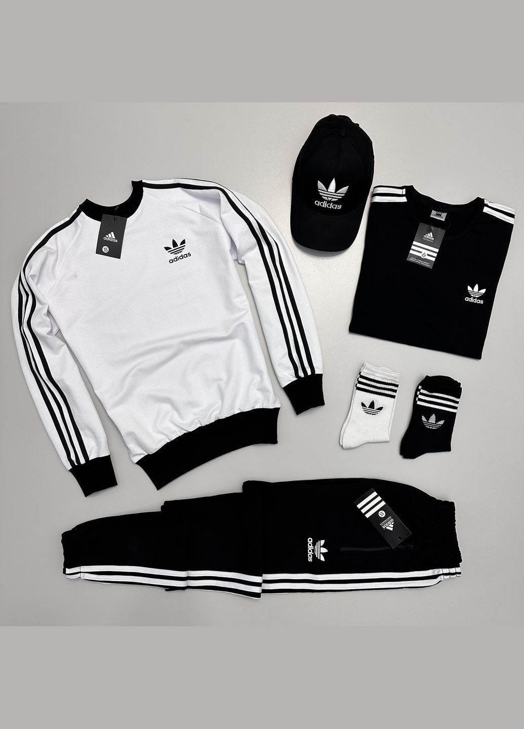 Свитшот-штаны-футболка-кепка-2пары носки (весна/лето/осень) No Brand (316244281)