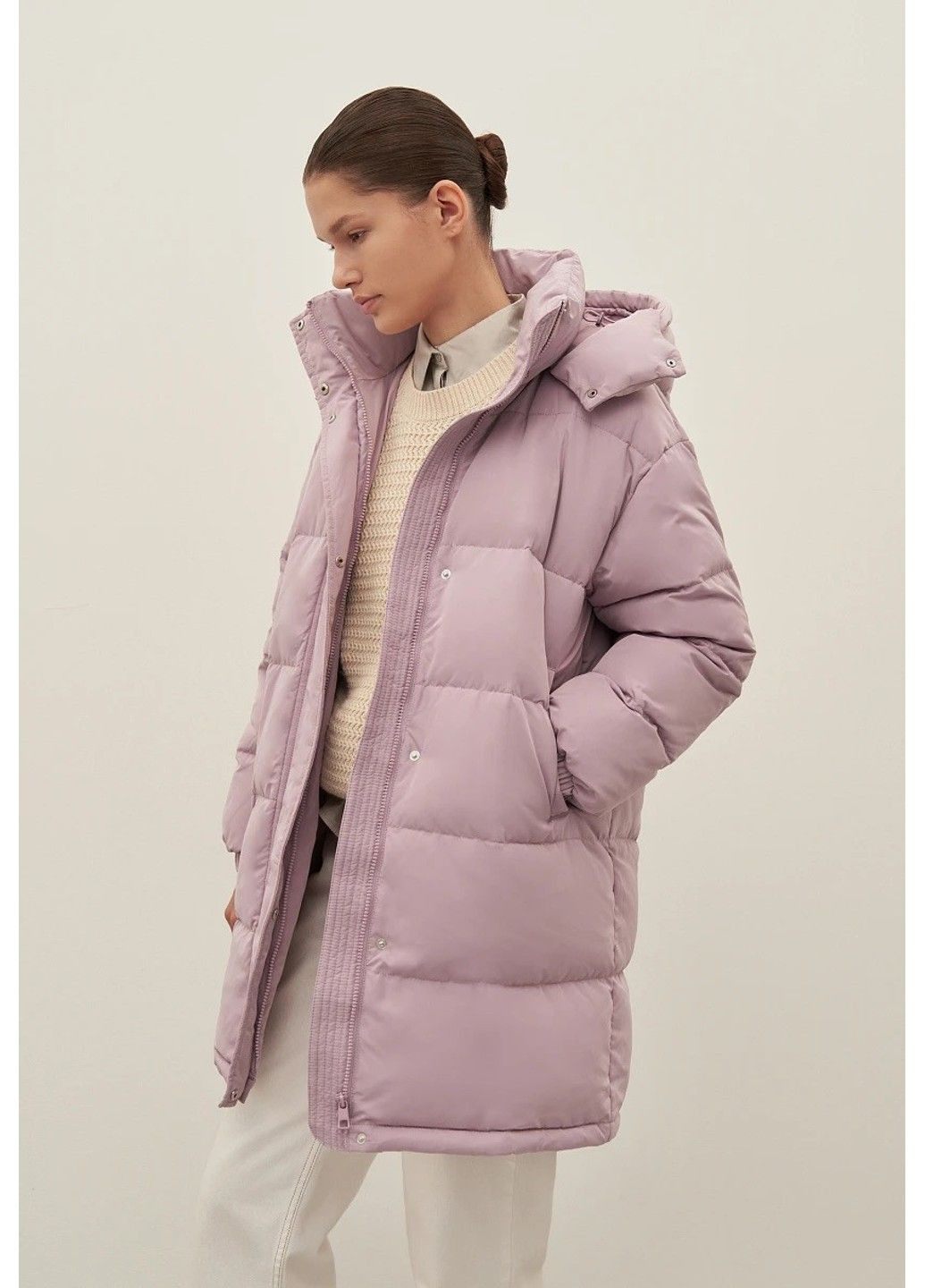 Рожевий зимній Пуховик Finn Flare