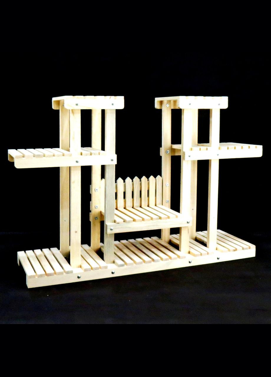 Підставка для квітів з дерева Сермез бланже (ЦВТ-013301) No Brand (328224905)