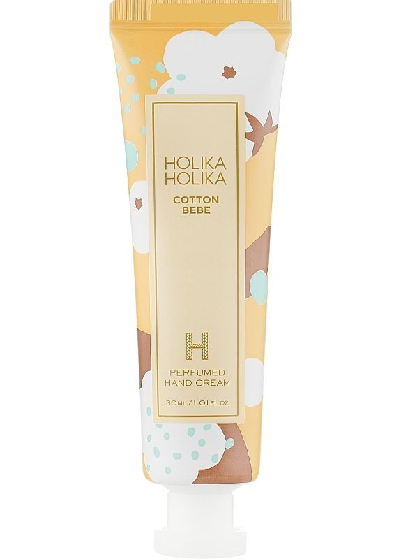 Holika Holika Крем для рук - Holika Moment Cotton Bebe Perfume Hand Cream 30ml (2-680011) — Крем, Южная Корея (369797764)