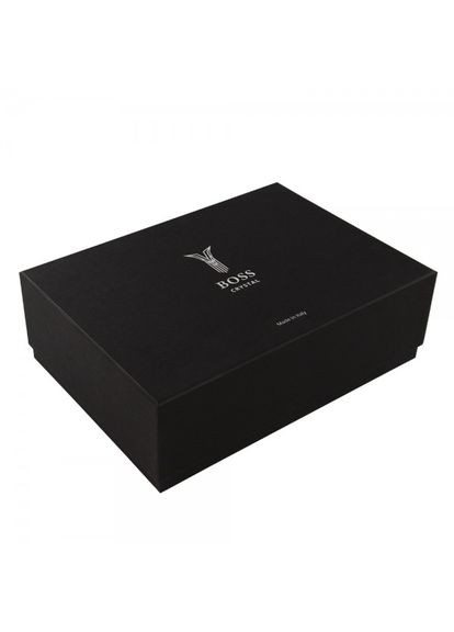 Набор для виски "Гербовый с трезубцем" (графин и 4 бокала) хрусталь, серебро, золото (GPB5TRY1GG) Boss Crystal (302666424)