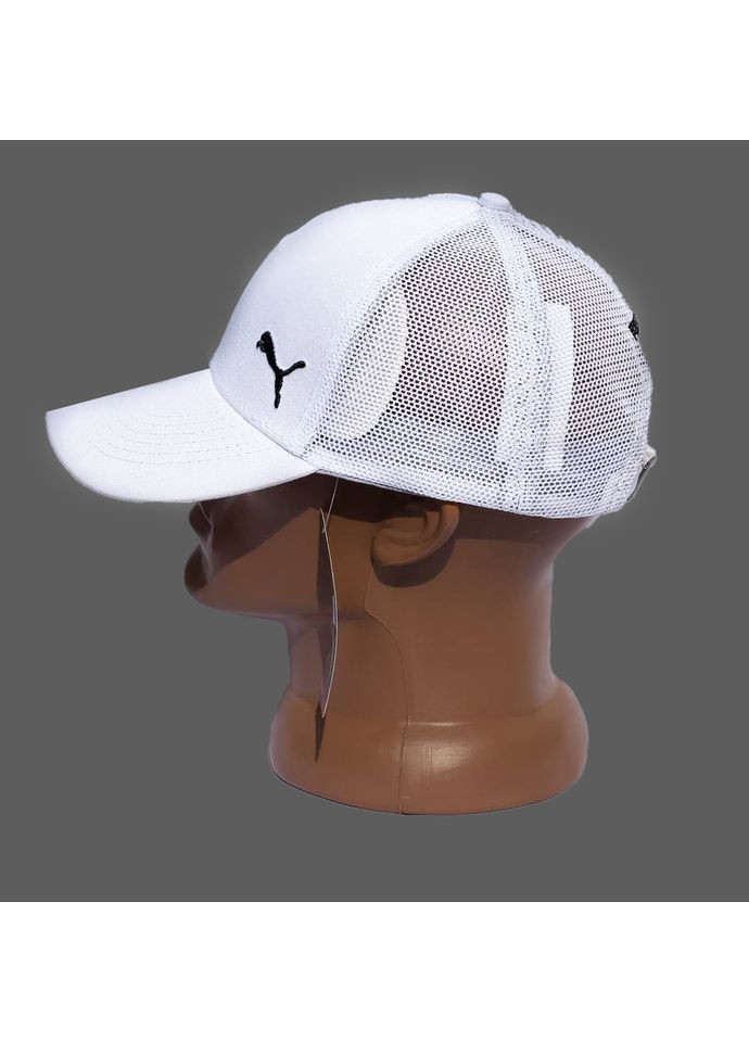 Мужская кепка в классическом белом стиле No Brand (362356218)