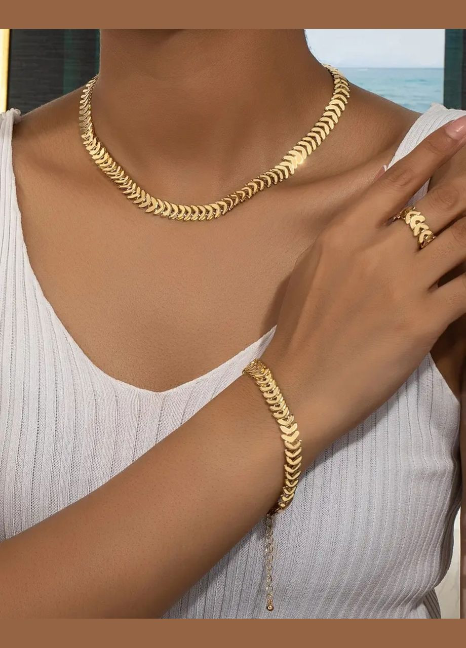 Комплект украшений Клеопатра, (ожерелье браслет) No Brand (358650333)