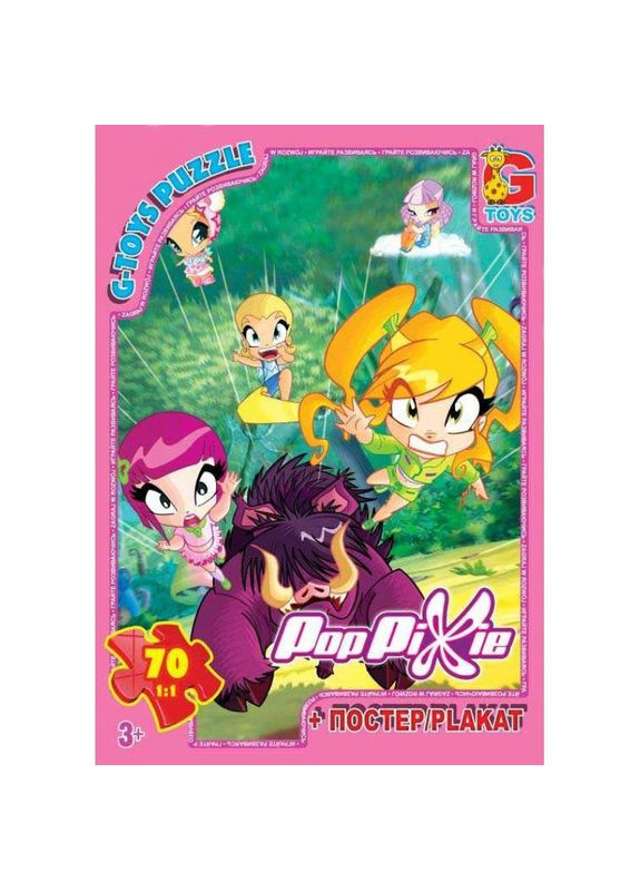 Пазлы "PopPixie (Волшебные Поппикси)", 70 элементов GToys (PIX52) G-Toys (322499092)
