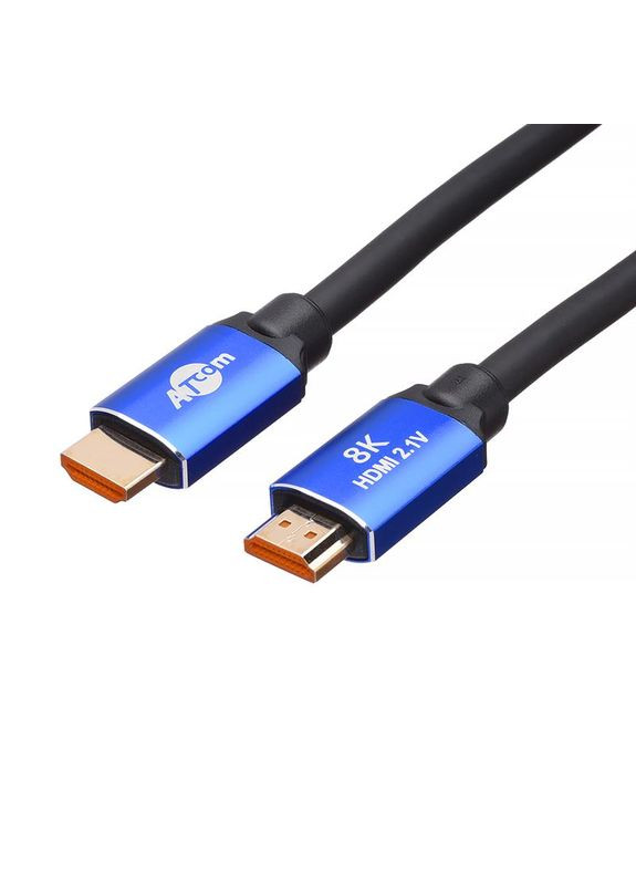Кабель HDMI-HDMI V 2.1 (M/M), 2 м, Black/Blue (88888) Atcom (341489539)