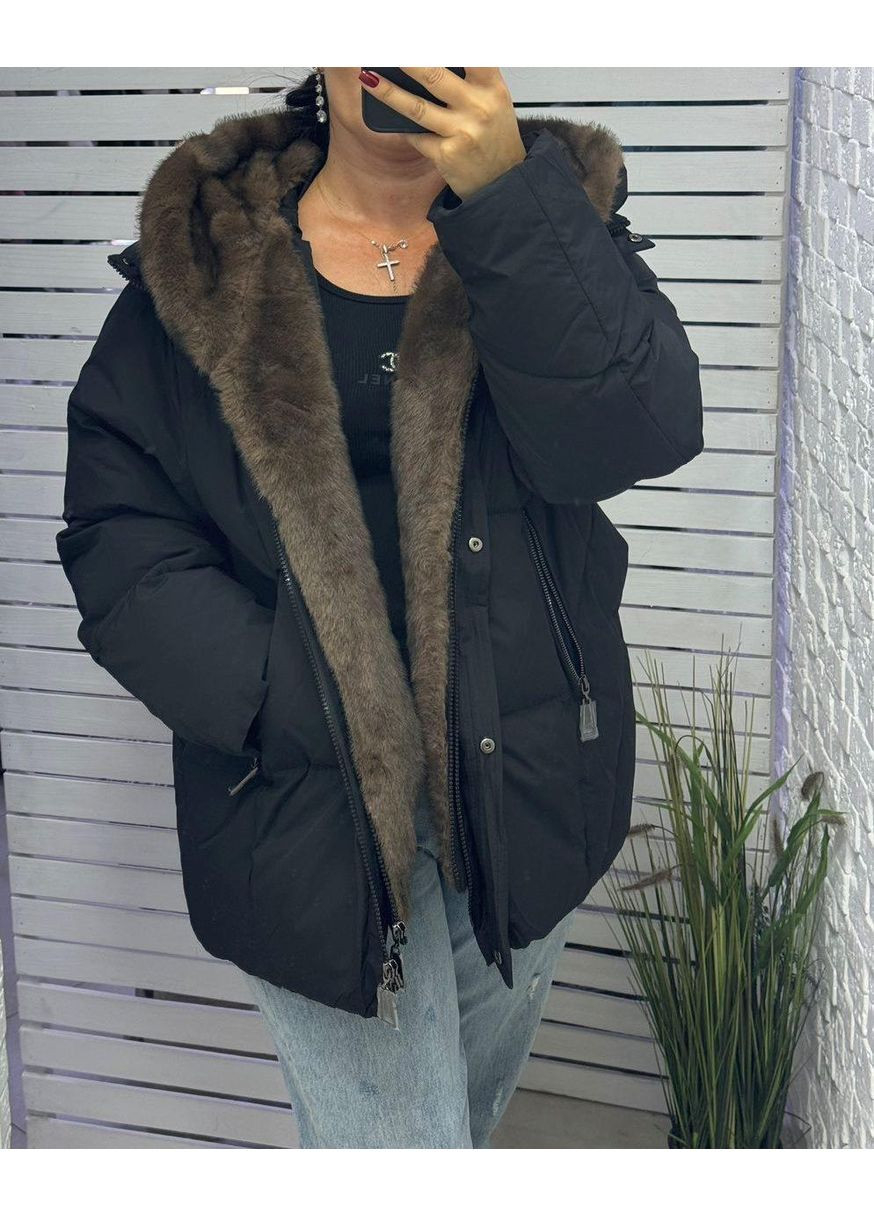 Зелена зимня куртка 752 Olanmear