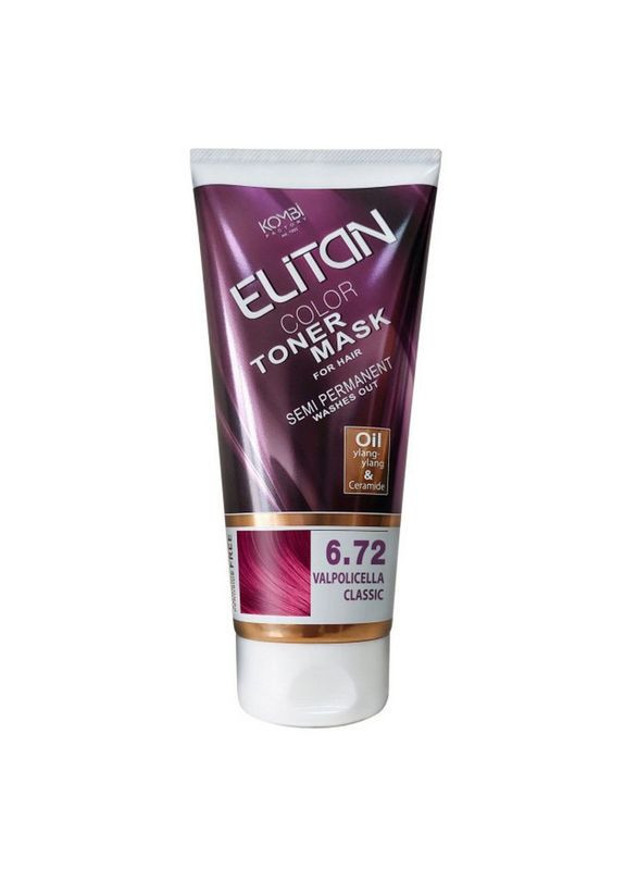 Тонирующая маска Elitan (Элитан) 6.72 вальполичелла классический 150 мл Комбі (334894630)