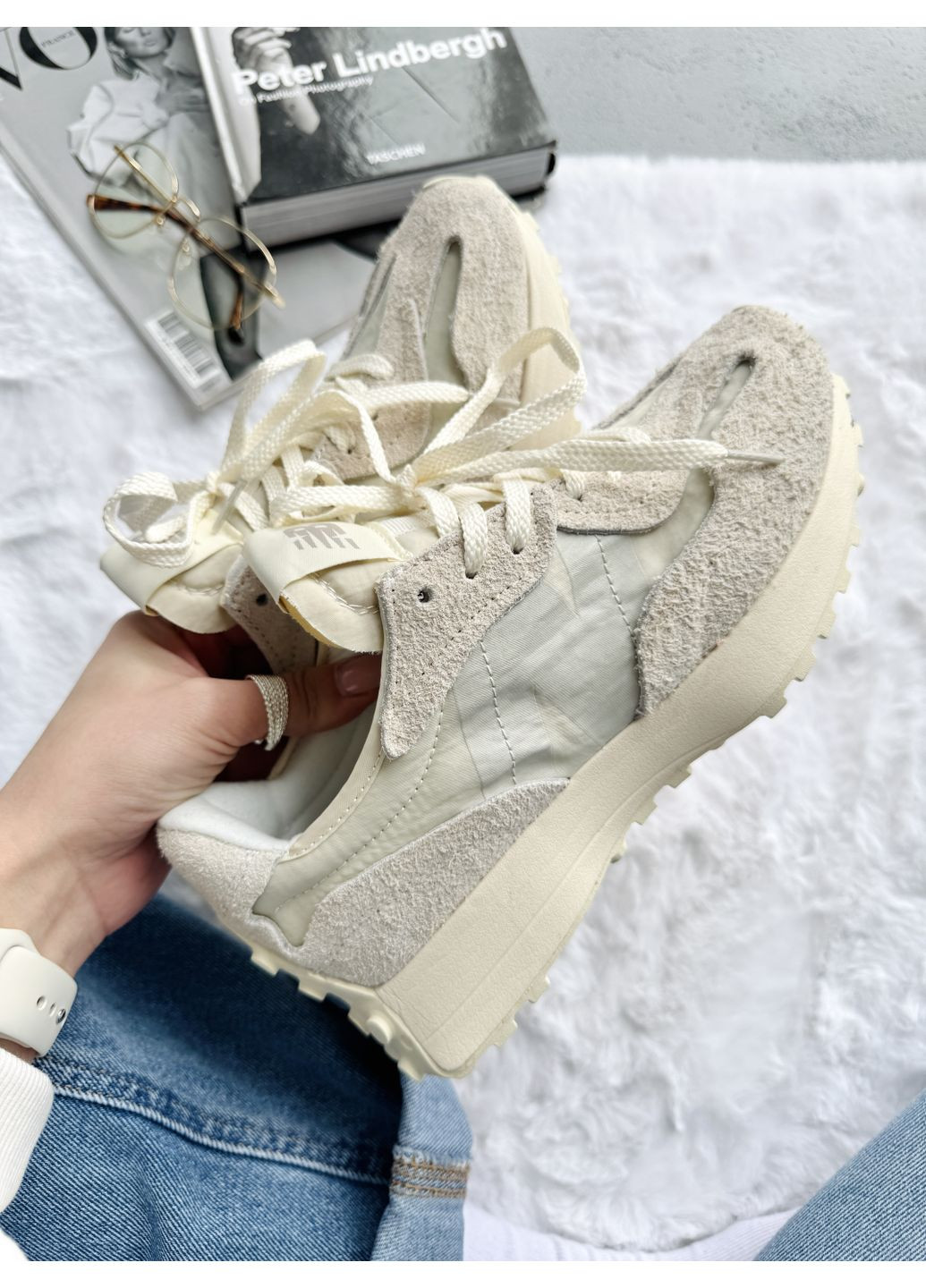 КРОСІВКИ ЖІНОЧІ NEW BALANCE 327 CASUAL BEIGE НЬЮ БЕЛАНС 327 No Brand бежеві демісезони (367175103)