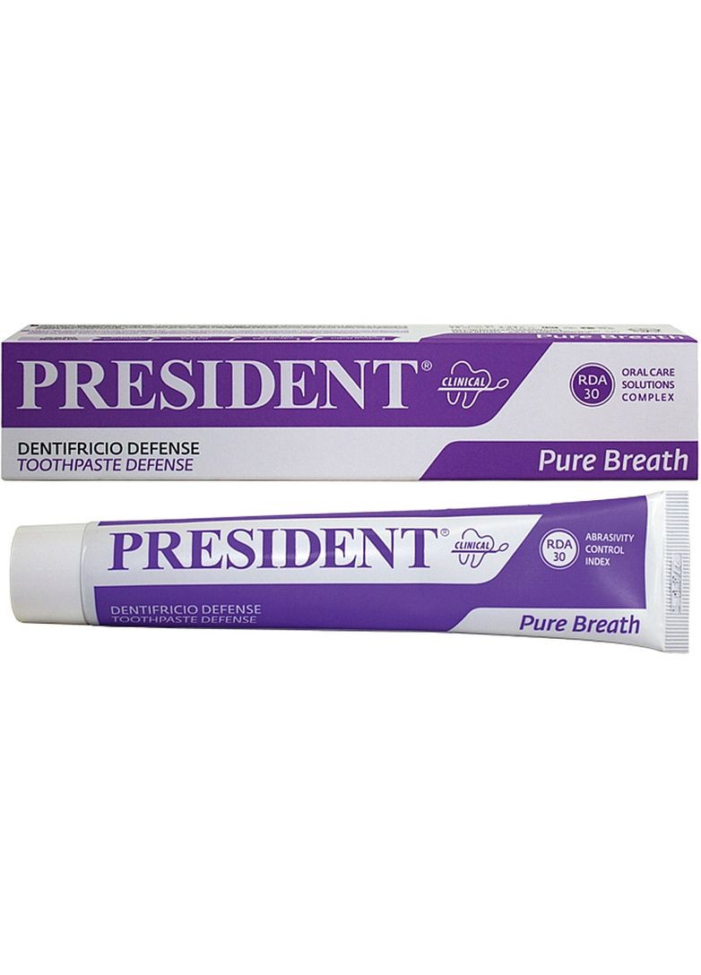 Зубна паста "Clinical Defense" 75ml (2-680641) President (369793995)