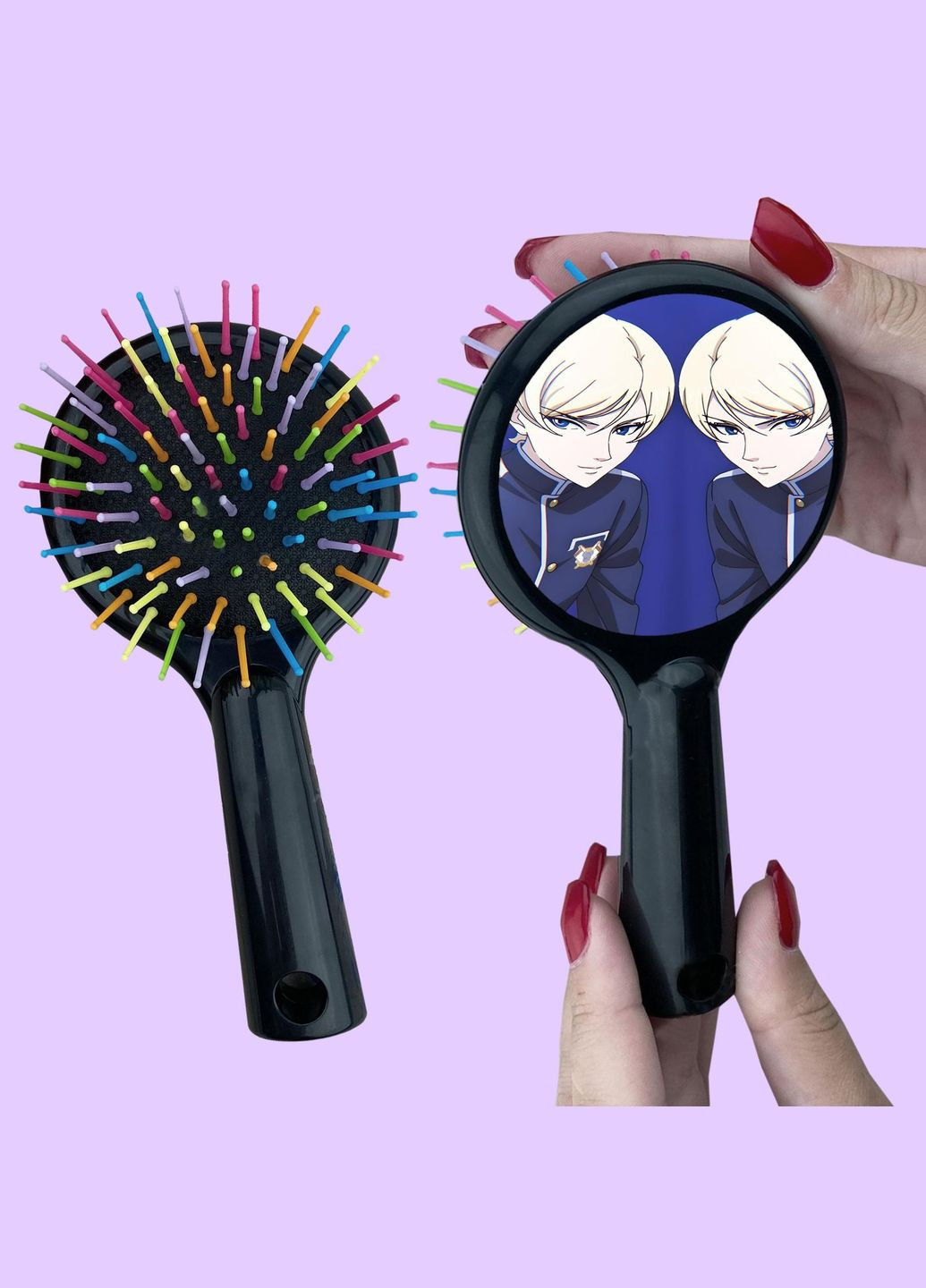 Гребінець для волосся Аніме Мігі і Далі #0002 чорний No Brand (315041633)