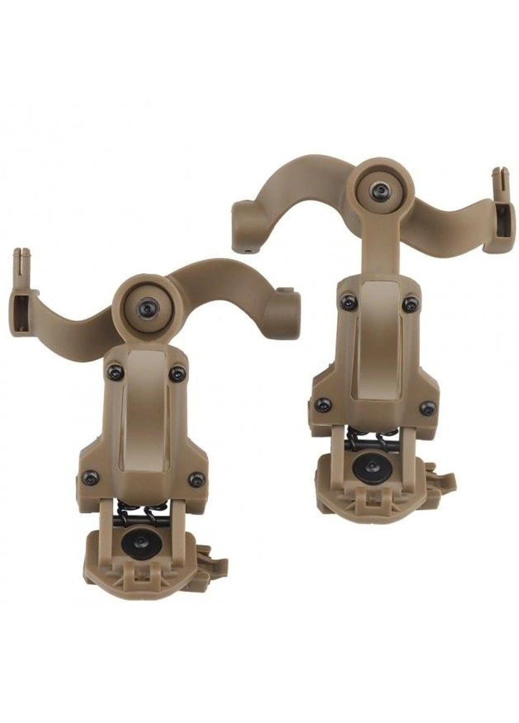 Тактичні навушники на шолом Walkers Razor + кріплення OPS Core (Чебурашки) Койот No Brand (332635653)