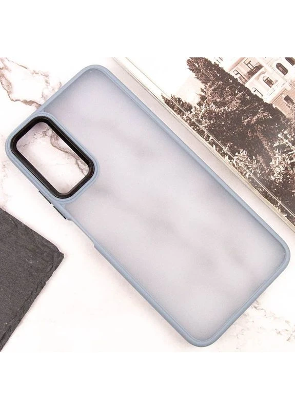 Чехол TPU+PC Lyon Frosted для Motorola Moto G54 Светло серый Epik (373255576)