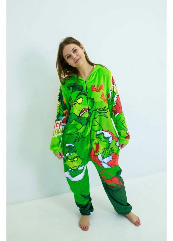 Кигуруми подростковое 3D Гринч №2 3271, 2, 170 15559 170, см FlexDress (324623417)