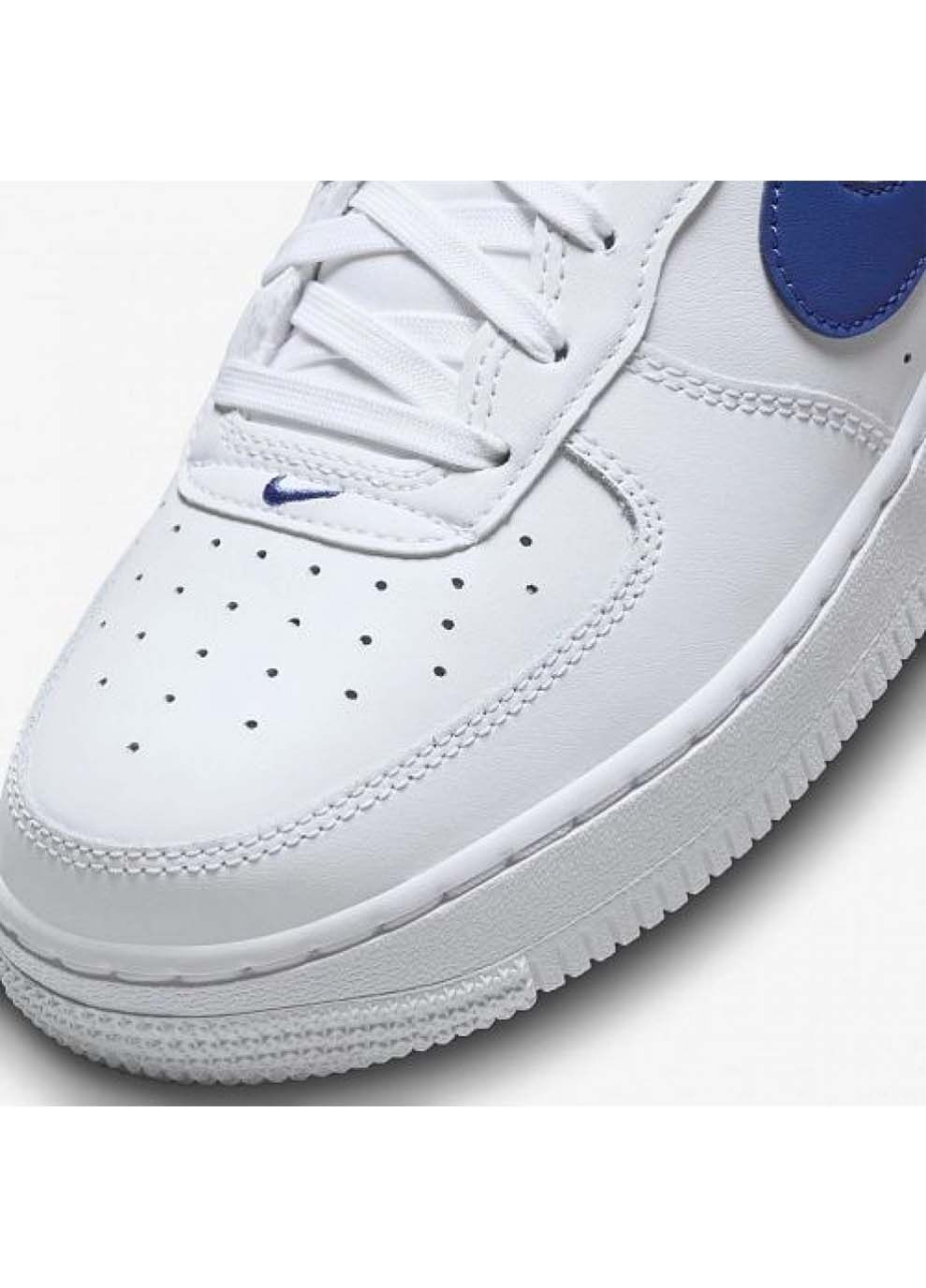Белые демисезонные детские кроссовки air force 1 белый Nike
