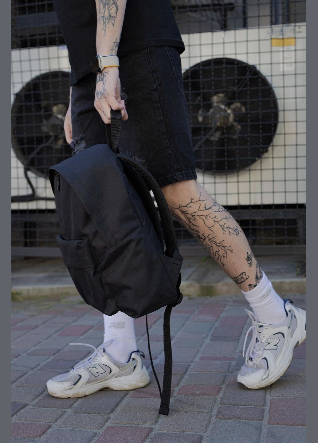 Чоловічий Повсякденний Рюкзак Шкільний Compact З Принтом Chill Without (345565046)