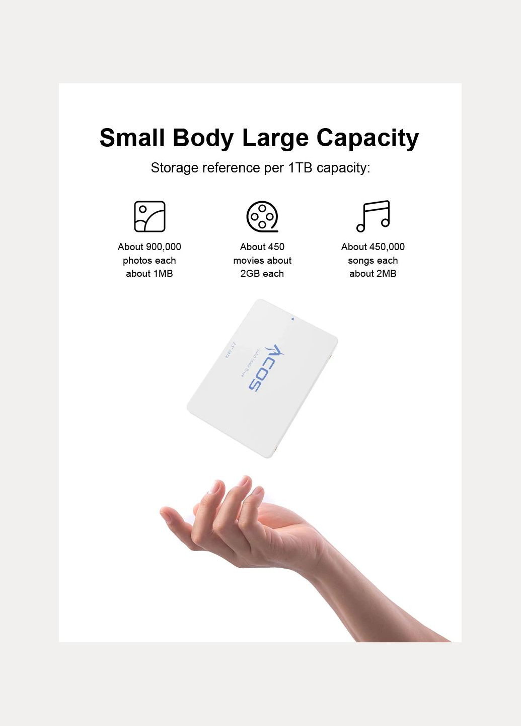 Твердотельный накопитель SSD 2.5" Acos 120GB No Brand (300577837)