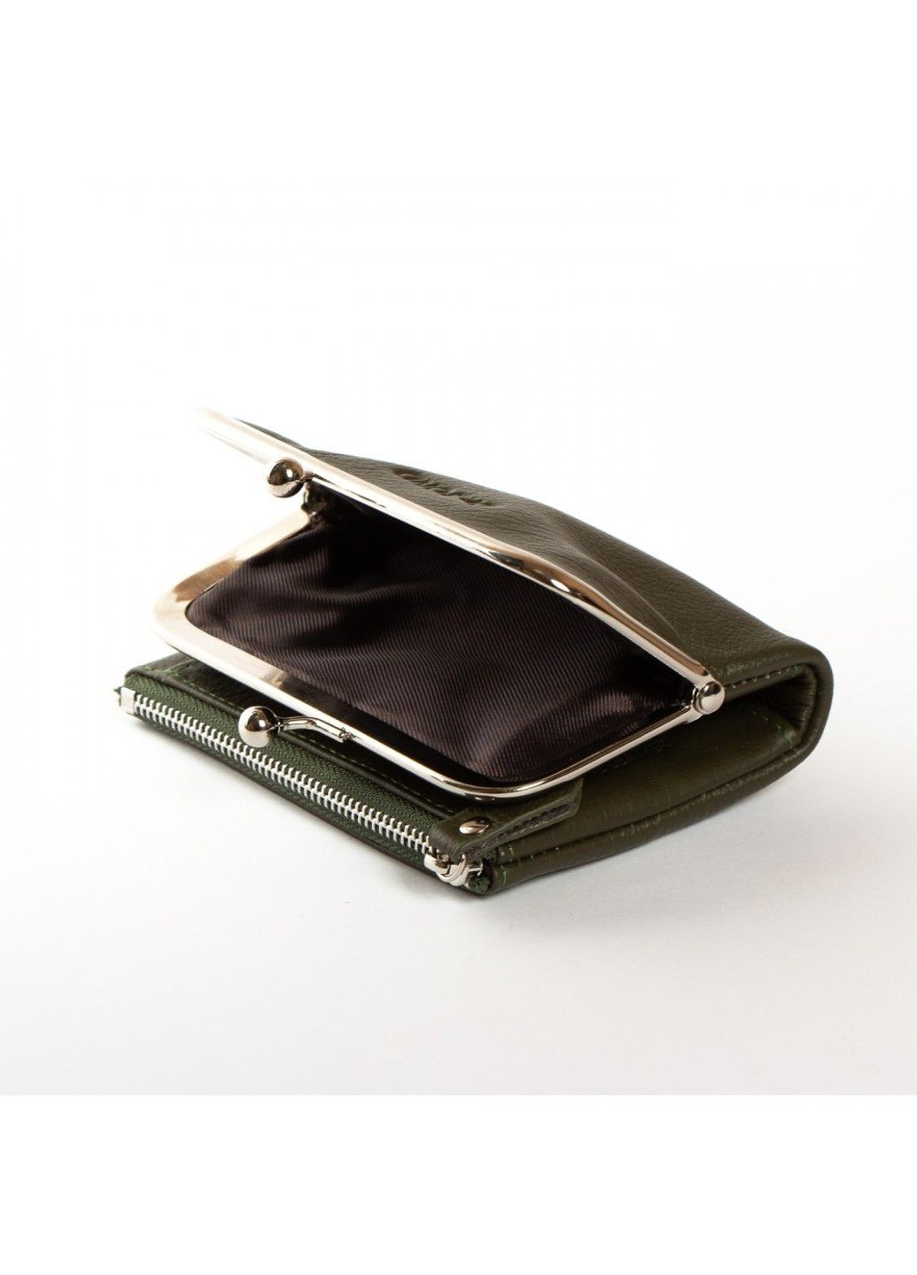 Шкіряний жіночий гаманець Classik WN-23-13 green Dr. Bond (282820121)