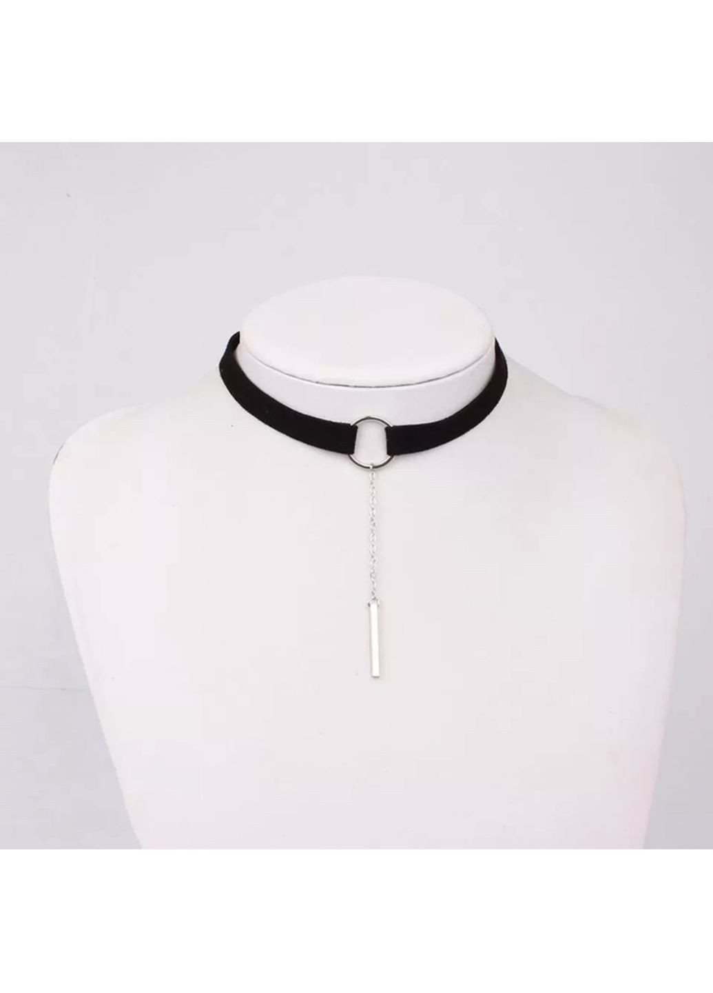 Чокер жіночий замшевий з підвіскою «Tiny» ( ) China (367623389)