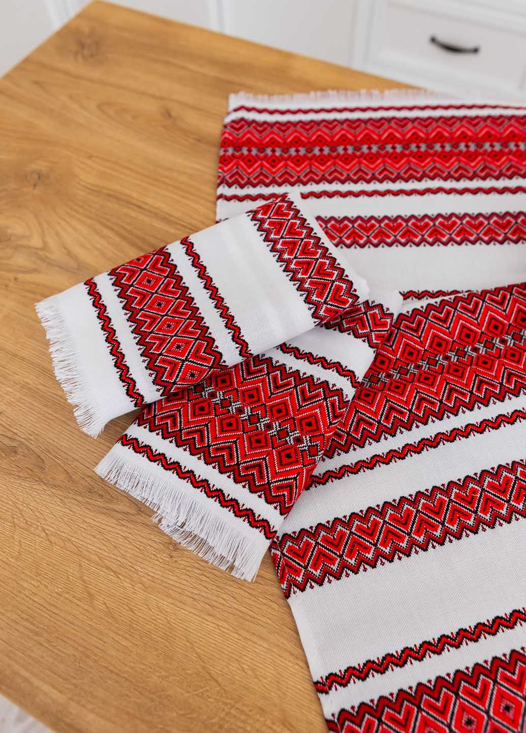 Рушник вишитий з українським орнаментом 75х35см (анс7135) Homedec орнамент комбінований