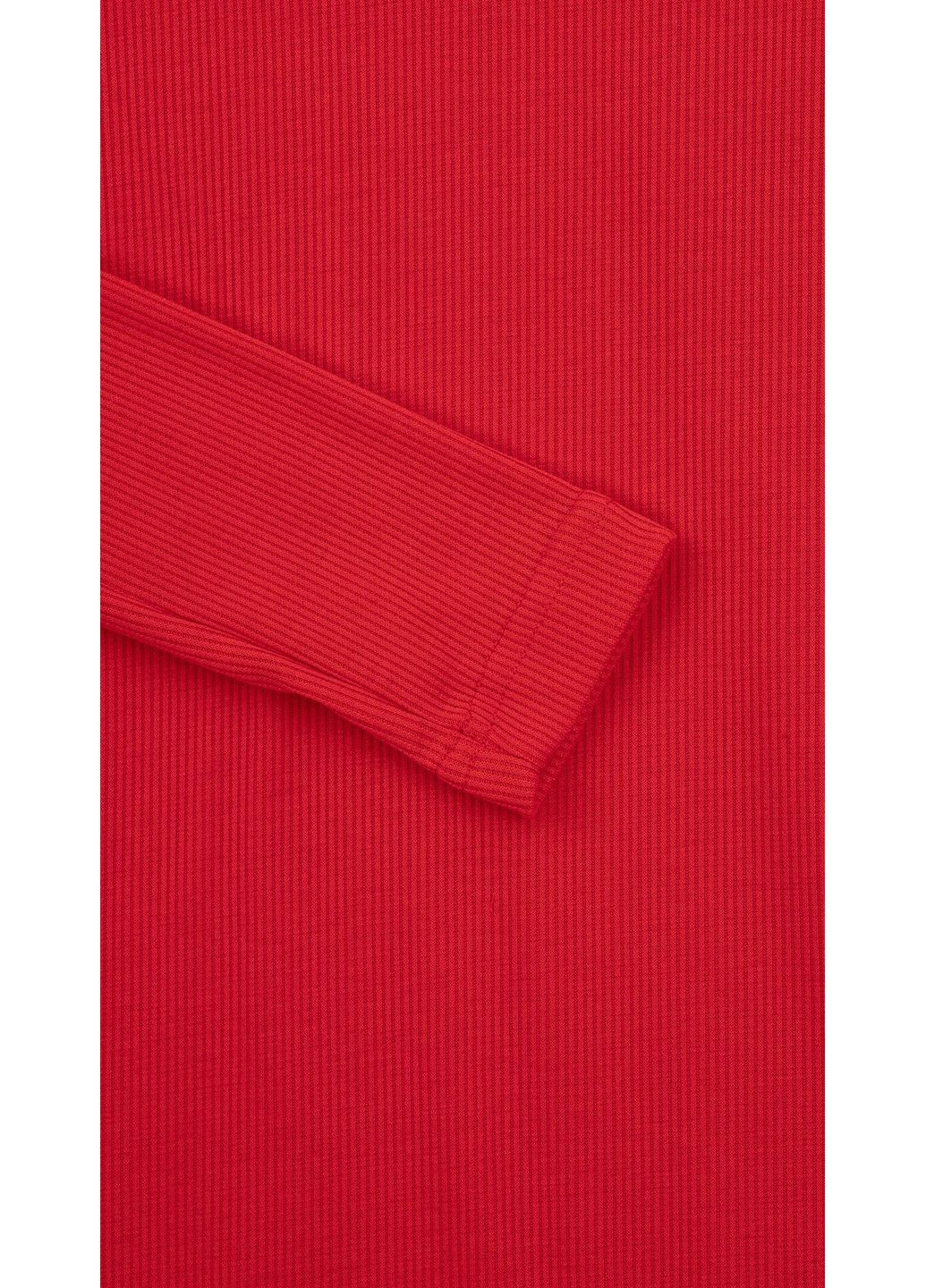 Лонгслив однотонный женский WBC02328 Красный shop (2888000014030) LAWA (360751188)