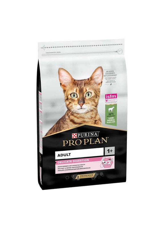Delicate Adult Lamb - Сухой корм с ягненком для котов с чувствительным пищеварением 10 кг (7613035846944) Purina (327215770)
