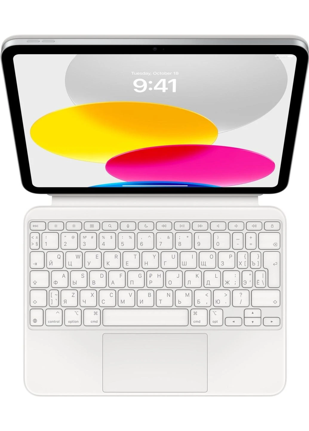 Чохол до планшета Magic Keyboard Folio for iPad (10th generation) - Ukrainian, Model A2695 (MQDP3UA/A) Apple (391430724)